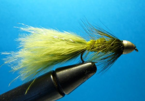 woolly bugger cone olive